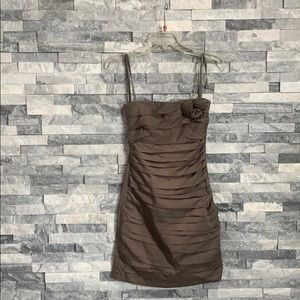 Brown small dress